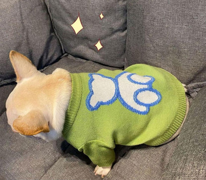 Pet Clothessweater Pug Corgi Short Body Autumn Winter