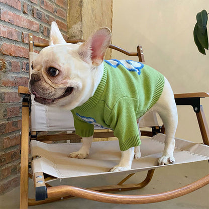 Pet Clothessweater Pug Corgi Short Body Autumn Winter